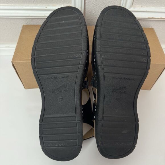 Dansko Women's Rissa Nappa Mary Jane Sandals Shoes EUR 40 US 9.5 Black - Picture 9 of 12